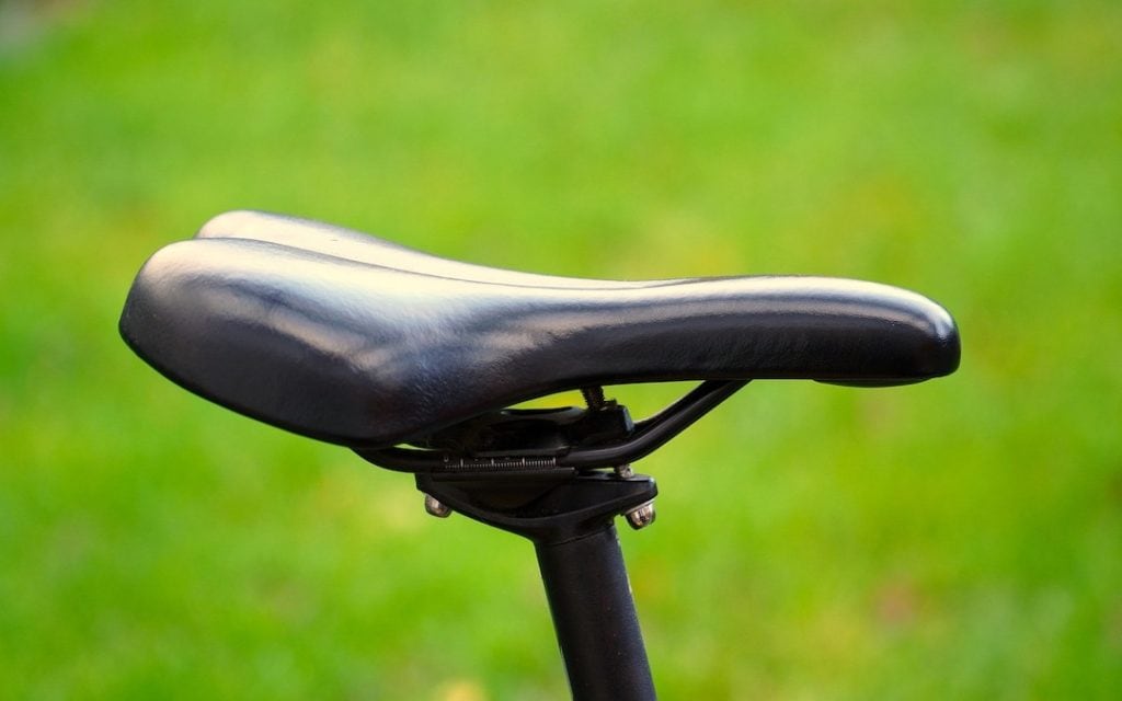 Fahrradsattel für Männer aus Leder