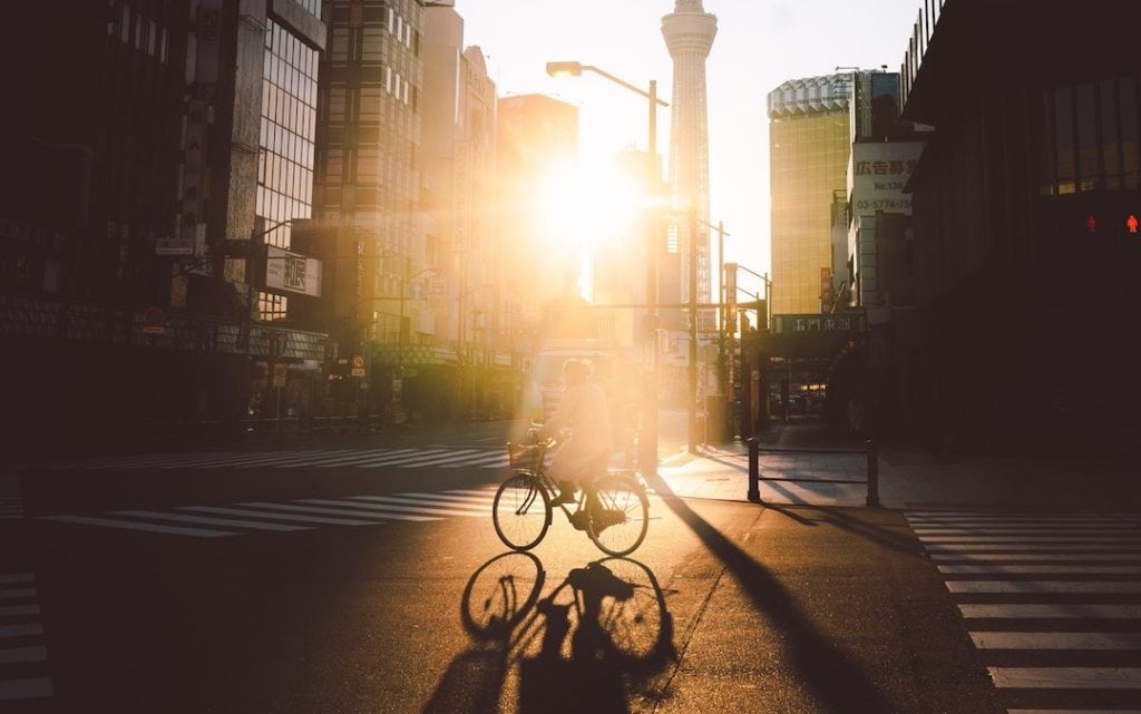 Zündapp E-Bike Sonnenuntergang
